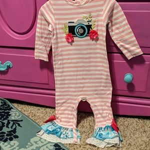 Ricrac and Ruffles Photography Camera Romper